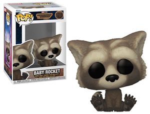 اکشن فیگور 9 سانتی فانکو پاپ راکت کوچولو مدل Funko POP - Marvel - Guardians of the Galaxy - Baby Rocket - Bobble Head _اسباب بازی